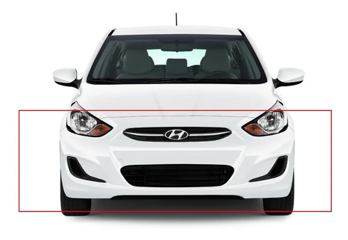 Paragolpe Delantero Hyundai Accent 2012-2017 - Imagen 2