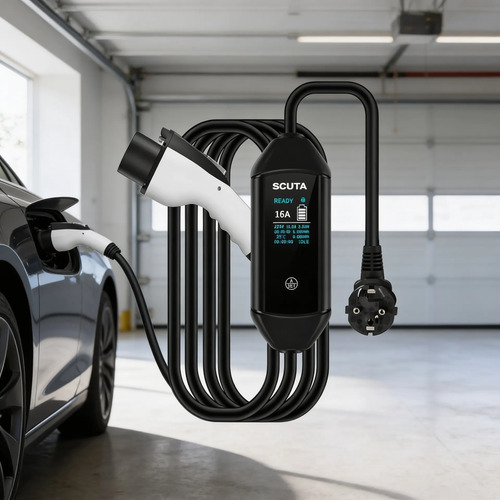 Cargador Portátil Vehículos Eléctricos De 3.5kw Gbt 5m Schuk - Imagen 2