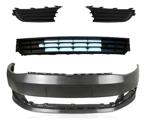 Kit Paragolpe Y Rejilla Central Lateral Volkswagen Gol G6
