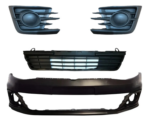 Kit Paragolpe Delantero Vw Gol G7 Con Rejillas Lateral