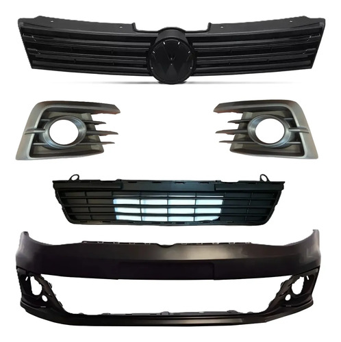 Kit Paragolpe Completo Vw Gol G7 C/a Para Caminero