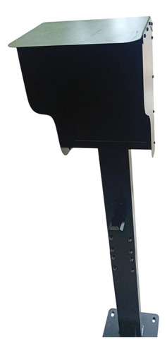 Poste De Montaje Para Cargador Ev Scuta Negro